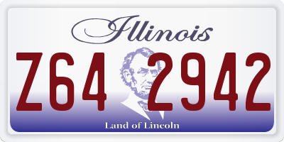 IL license plate Z642942