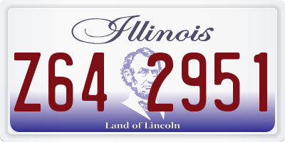 IL license plate Z642951
