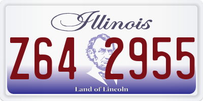 IL license plate Z642955