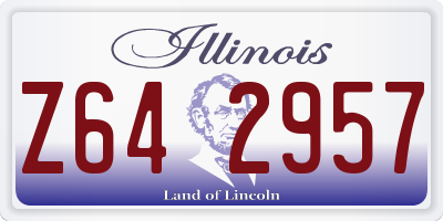 IL license plate Z642957