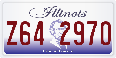 IL license plate Z642970