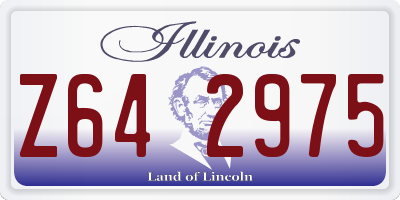 IL license plate Z642975