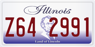 IL license plate Z642991