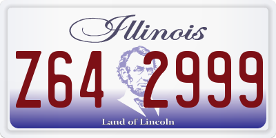 IL license plate Z642999