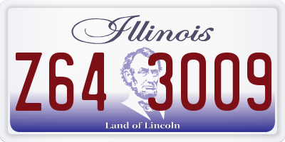 IL license plate Z643009