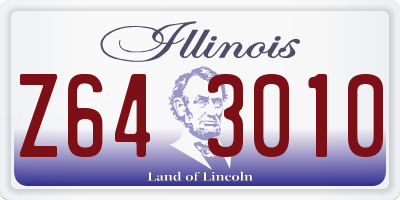 IL license plate Z643010