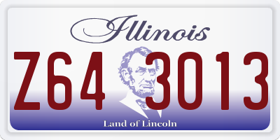 IL license plate Z643013