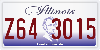 IL license plate Z643015