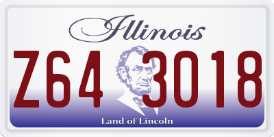 IL license plate Z643018