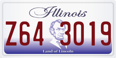 IL license plate Z643019
