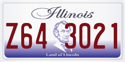 IL license plate Z643021