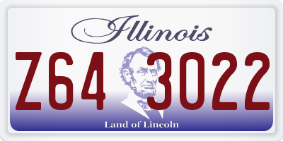 IL license plate Z643022