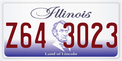 IL license plate Z643023