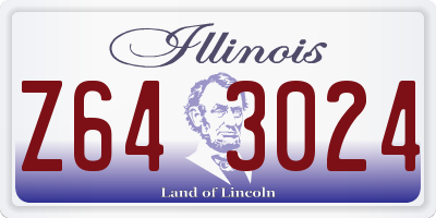 IL license plate Z643024
