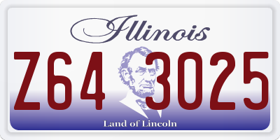 IL license plate Z643025