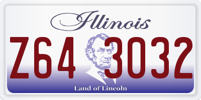 IL license plate Z643032