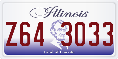 IL license plate Z643033