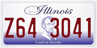 IL license plate Z643041