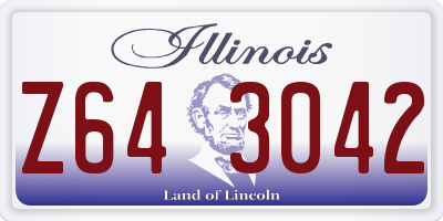 IL license plate Z643042