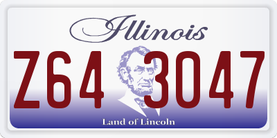 IL license plate Z643047