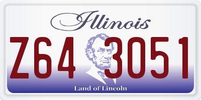 IL license plate Z643051