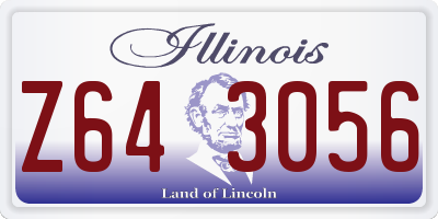 IL license plate Z643056