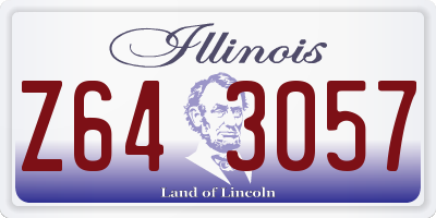 IL license plate Z643057