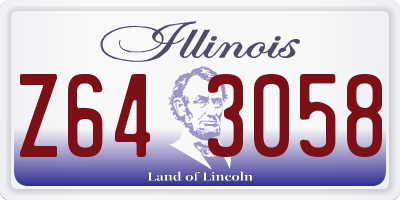 IL license plate Z643058