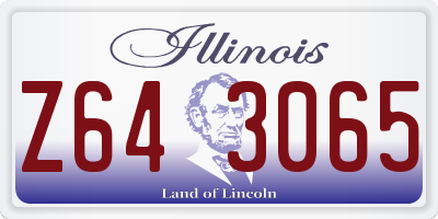IL license plate Z643065