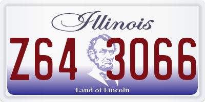 IL license plate Z643066