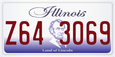 IL license plate Z643069