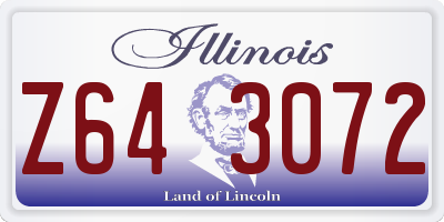 IL license plate Z643072