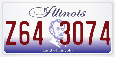 IL license plate Z643074