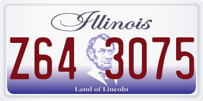 IL license plate Z643075