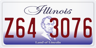 IL license plate Z643076