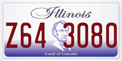 IL license plate Z643080