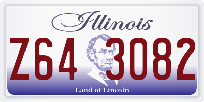 IL license plate Z643082