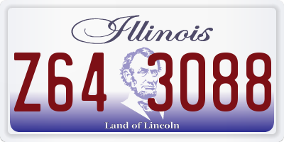 IL license plate Z643088