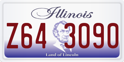 IL license plate Z643090