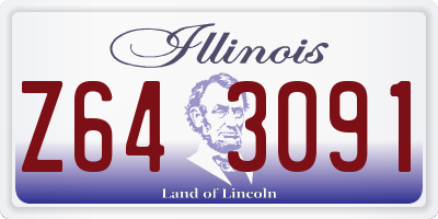 IL license plate Z643091