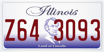 IL license plate Z643093