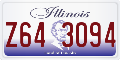 IL license plate Z643094