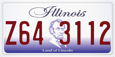 IL license plate Z643112