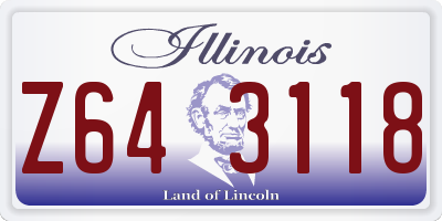 IL license plate Z643118