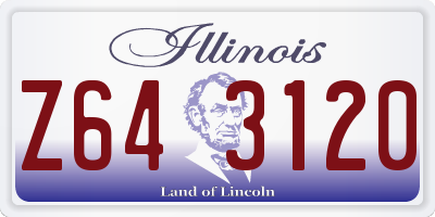 IL license plate Z643120