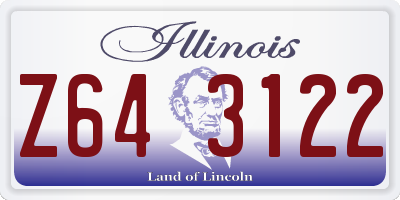 IL license plate Z643122