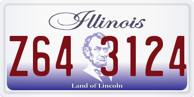 IL license plate Z643124