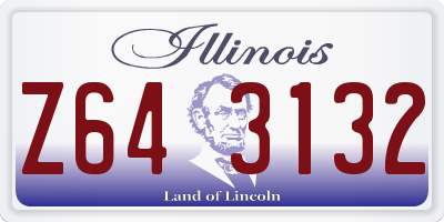 IL license plate Z643132