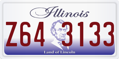 IL license plate Z643133