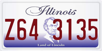 IL license plate Z643135